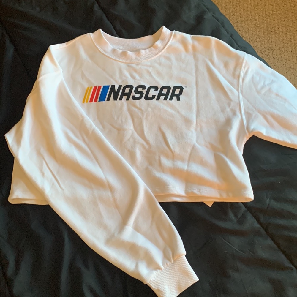 NASCAR sweatshirt /crop top
